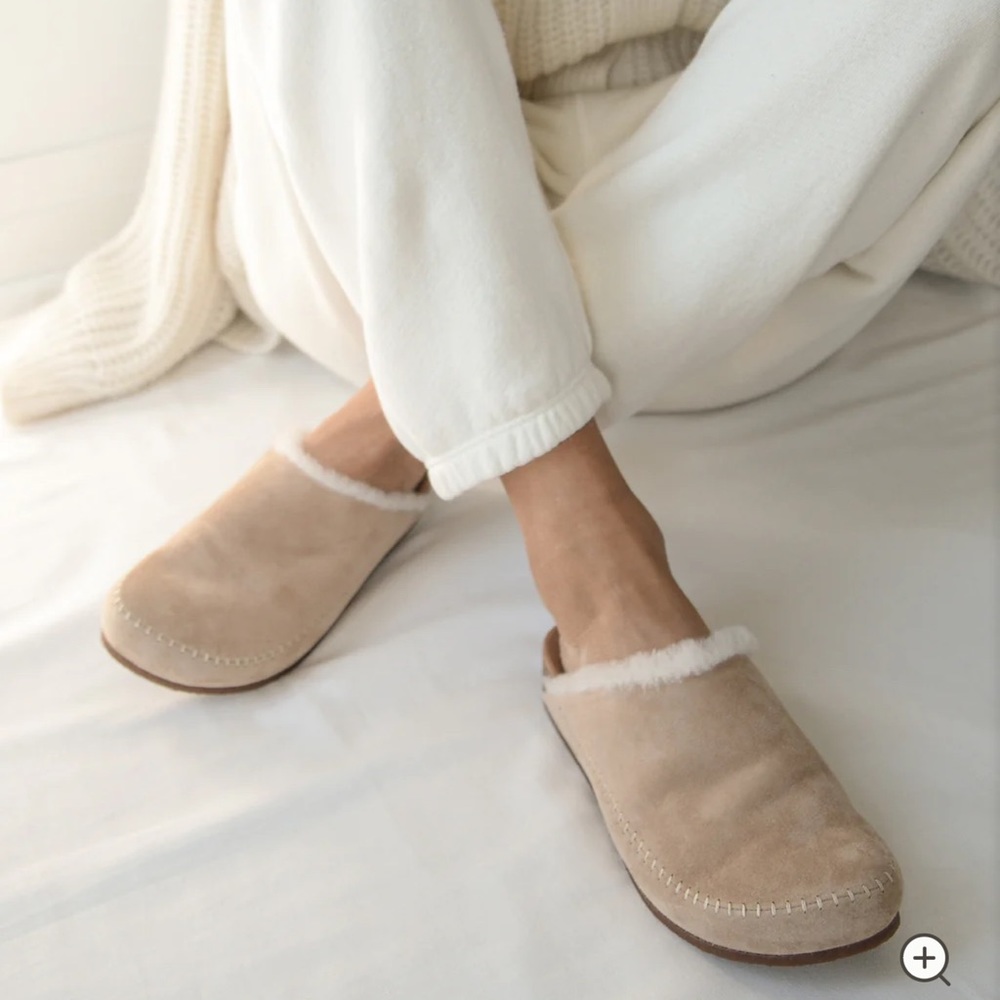 Jenni Kayne Shearling-Lined Moc Clog- Size 10, new in box